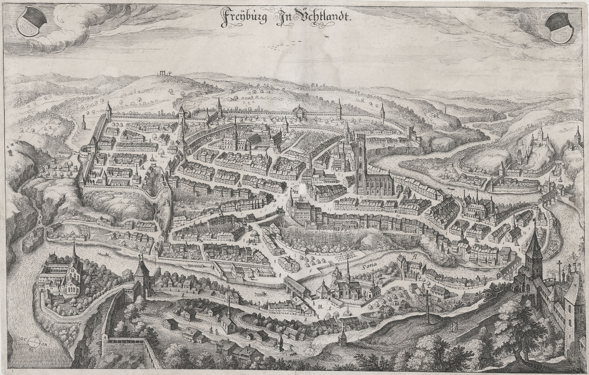 Freÿburg in Üchtlandt (1638 und 1642)